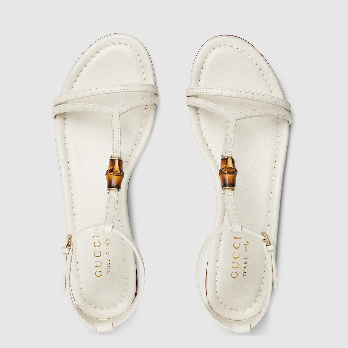 Gucci Women’s sandal with bamboo detail - Image 2